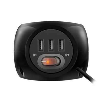 Ewent Ew3938 Regleta Cubo 3 Tomas Shucko 3 Usb